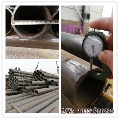 單柱式標(biāo)志桿89*4.5現(xiàn)場抽檢厚度